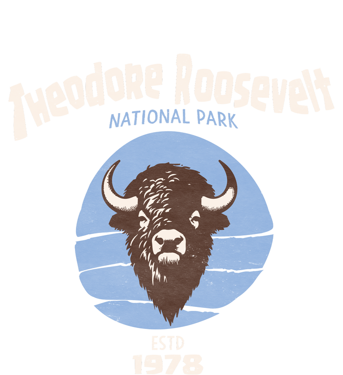 Theodore Roosevelt National Park Bison Vintage T-Shirt