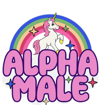 Alpha Male Unicorn Funny Sarcastic Ironic Weird Toddler Fine Jersey T-Shirt