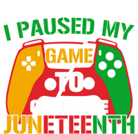 I Paused My Game To Celebrate Junenth Black History Month Gift Women's V-Neck T-Shirt