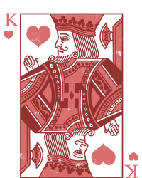 King Of Hearts Valentines Day Cool Vday Couple Matching Microfiber Hand Towel