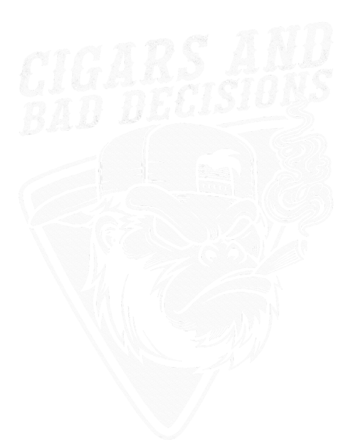 Funny Monkey Cigars And Bad Decisions Poster