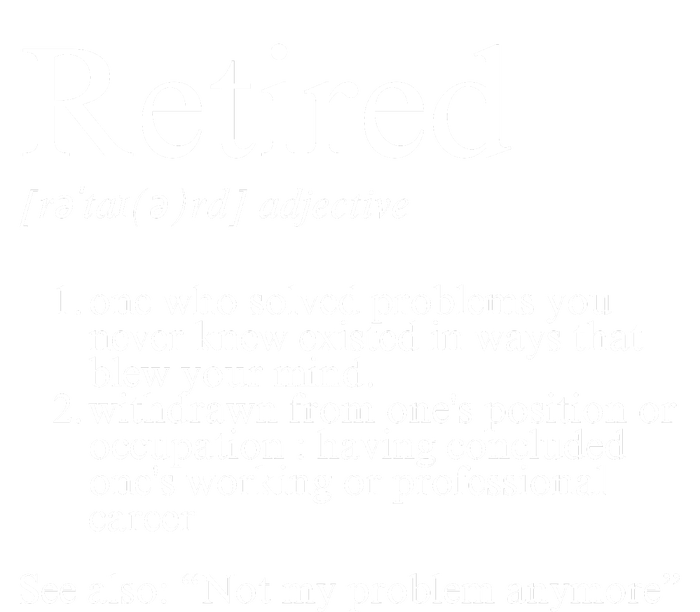 Funny Retired Employee Definition Design Funny Retiring Retiree Funny Retirement 7-Panel Snapback Hat