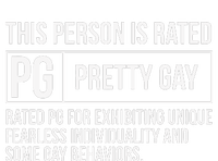 This Person Is Rated Pg Pretty Gay Funny Lgbt Joke Kids Sweatshirt