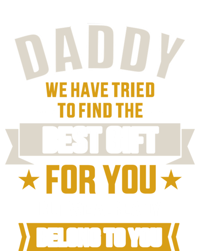 Daddy Tried Find Best Belong To You FatherS Day From Gift Stripe Pom Pom Beanie