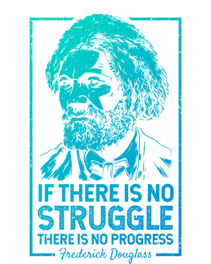 Frederick Douglas No Struggle Progress Black History Gift Sustainable Knit Beanie