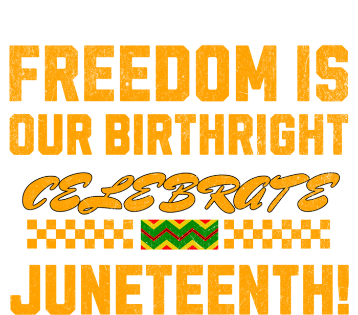 Freedom Is Our Birthright Celebrate Junenth! Gift Striped Beanie with Solid Band