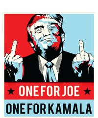 Trump One For Joe One For Kamala Tall Hoodie