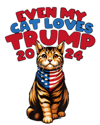 Even My Cat Loves Trump 2024 Kids Tie-Dye T-Shirt