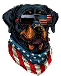 Rottweiler 4th Of July American Flag Glasses Stay Cool T-Shirt