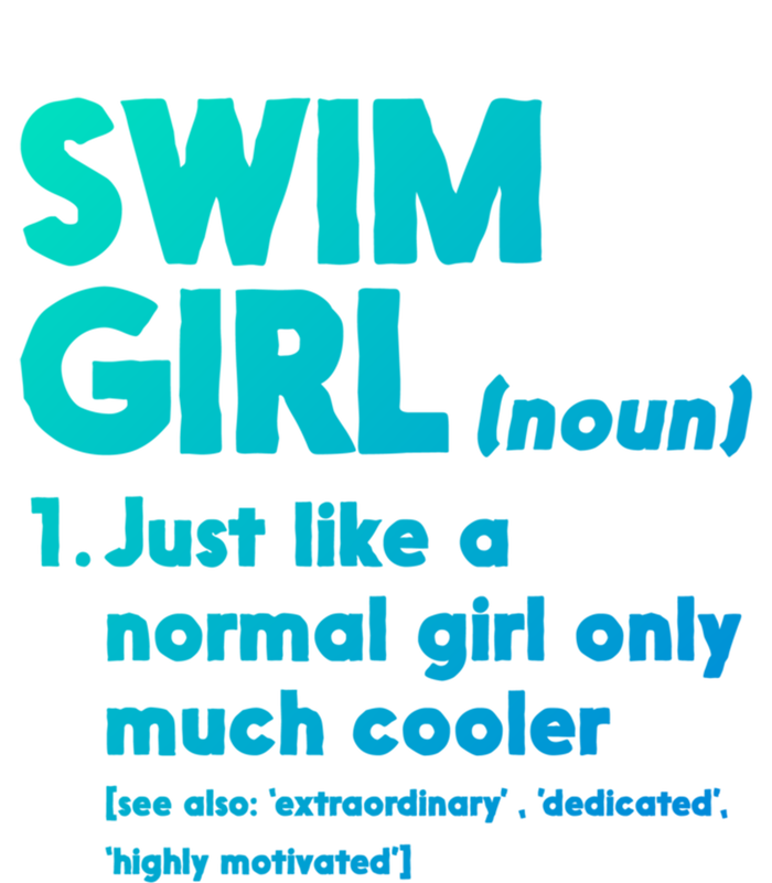 Swim Only Cooler Definition Swimmers Gift Sustainable Knit Beanie