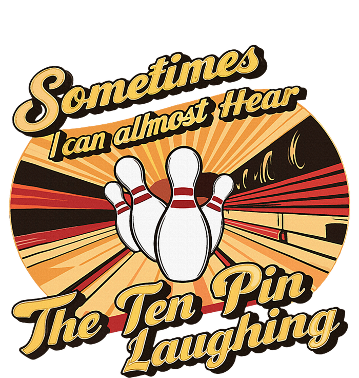 Funny Bowling Ten Pin Laughing Snapback Five-Panel Rope Hat