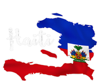 Happy Haitian Flag Day Cool Haiti Flag Map Haitian Pride T-Shirt