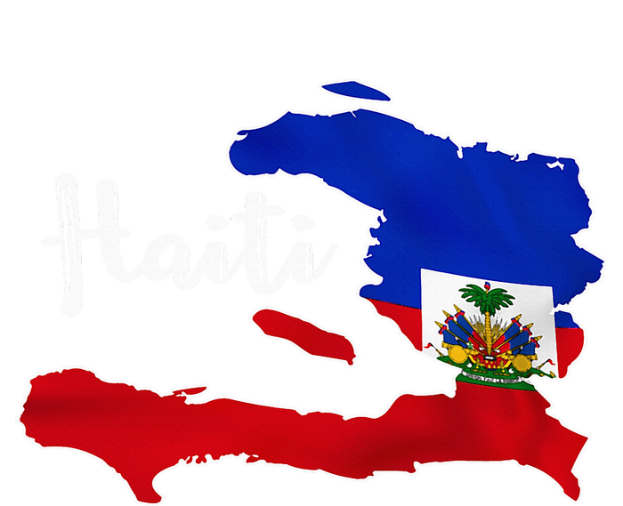 Happy Haitian Flag Day Cool Haiti Flag Map Haitian Pride T-Shirt