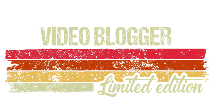 Vintage Video Blogger Limited Edition Women's T-Shirt