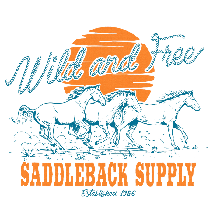 Saddleback Supply Wild And Free Logo T-Shirt