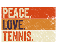 Peace Love Tennis Funny Mother Father Tennis Lover Vintage Gift Tank Top