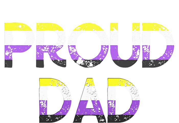 Proud Dad Pride Flag Lgbt Tie-Dye T-Shirt