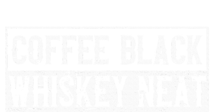 Coffee Black Whiskey Funny Neat Bourbon Whisky Scotch T-Shirt