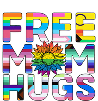 Free Mom Hugs Lgbt Pride Mom Daisy Flower Lesbian Mother Day T-Shirt