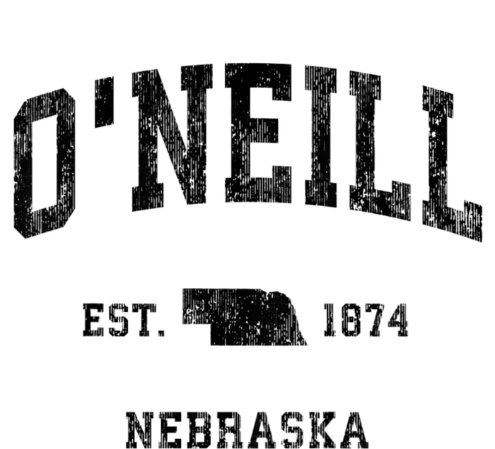 ONeill Nebraska Ne Vintage Athletic Black Sports Tall T-Shirt