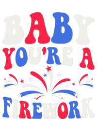 Groovy Baby YouRe A Firework 4th Of July American Flag T-Shirt