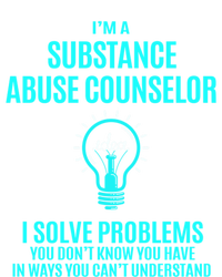 Substance Abuse Counselor I Solve Problems Gift Bumper Sticker