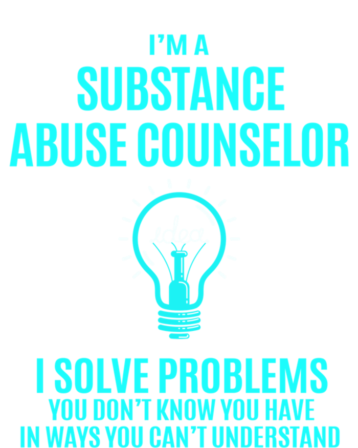 Substance Abuse Counselor I Solve Problems Gift Bumper Sticker