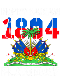 Happy Haitian Flag Day Haiti Flag Pride 1804 Family Flat Bill Trucker Hat