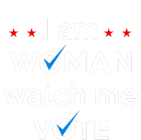 I Am Woman Watch Me Vote Bumper Sticker