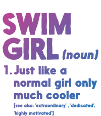 Swim Only Cooler Definition Swimmers Gift T-Shirt