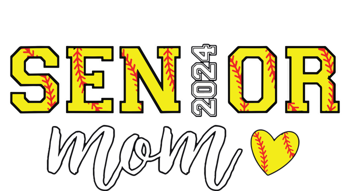 Senior Softball Mom Shirts Class Of 2024 Senior Mama Garment-Dyed Heavyweight T-Shirt