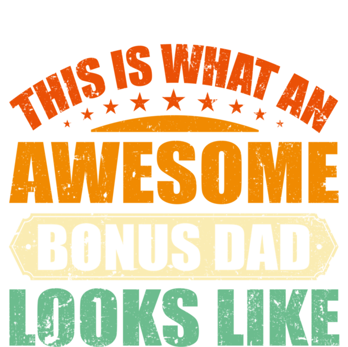 This Is What An Awesome Bonus Dad Looks Like Fathers Day Zip Tote Bag