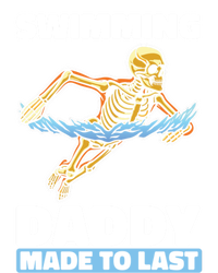 Swimming Skeleton Swim Pool Swimmer Fathers Day Dad Gift Tank Top