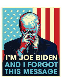 Retro Im Joe Biden And I Forgot This Message Us Flag 12 oz Stainless Steel Tumbler Cup