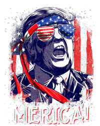 Trump 4th Of July Merica Usa American Flag Vintage T-Shirt