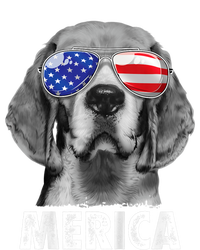 Beagle 4th Of July Merica Sunglasses Usa American Flag T-Shirt