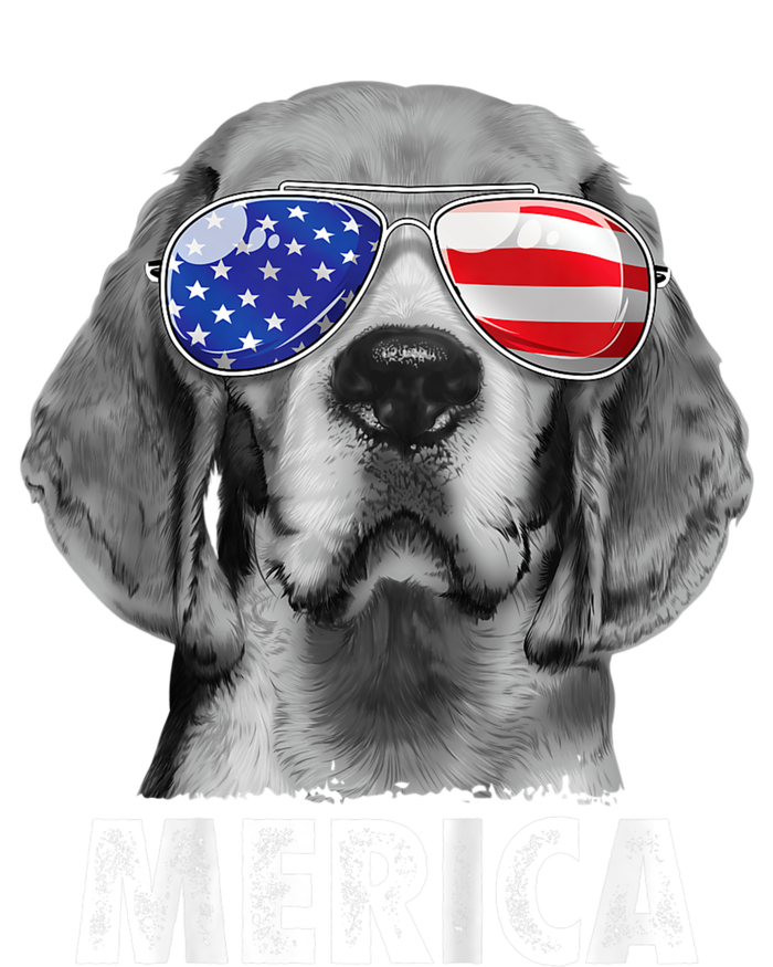 Beagle 4th Of July Merica Sunglasses Usa American Flag T-Shirt