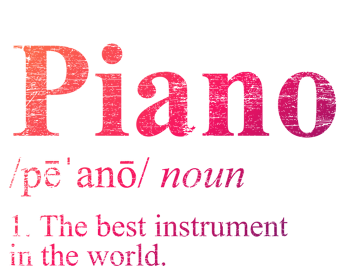 The Best Instrut In The World Piano Gift Short Acrylic Beanie