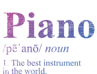 The Best Instrut In The World Piano Gift Valucap Bio-Washed Visor