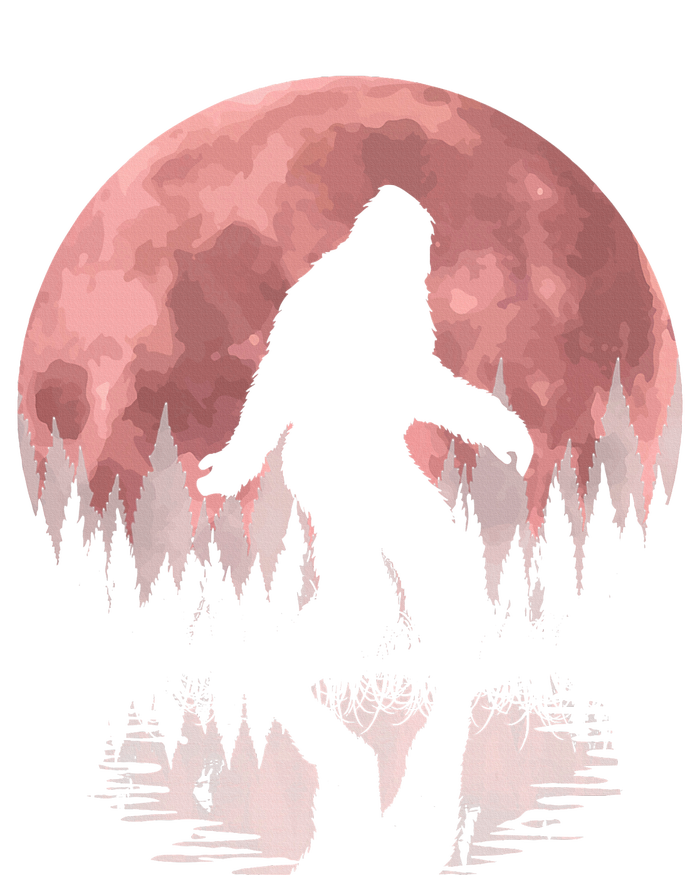 Bigfoot Moon Graphic Night Forest! Cool Sasquatch Zip Tote Bag