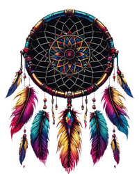 Colorful Dreamcatcher Feather Native American Indian Art Sustainable Beanie