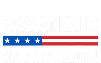 Save America Vote Republican American Flag Vintage T-Shirt