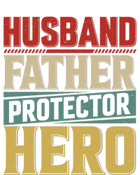 Husband Father Protector Hero FatherS Day Themed Graphic Hooded Wearable Blanket