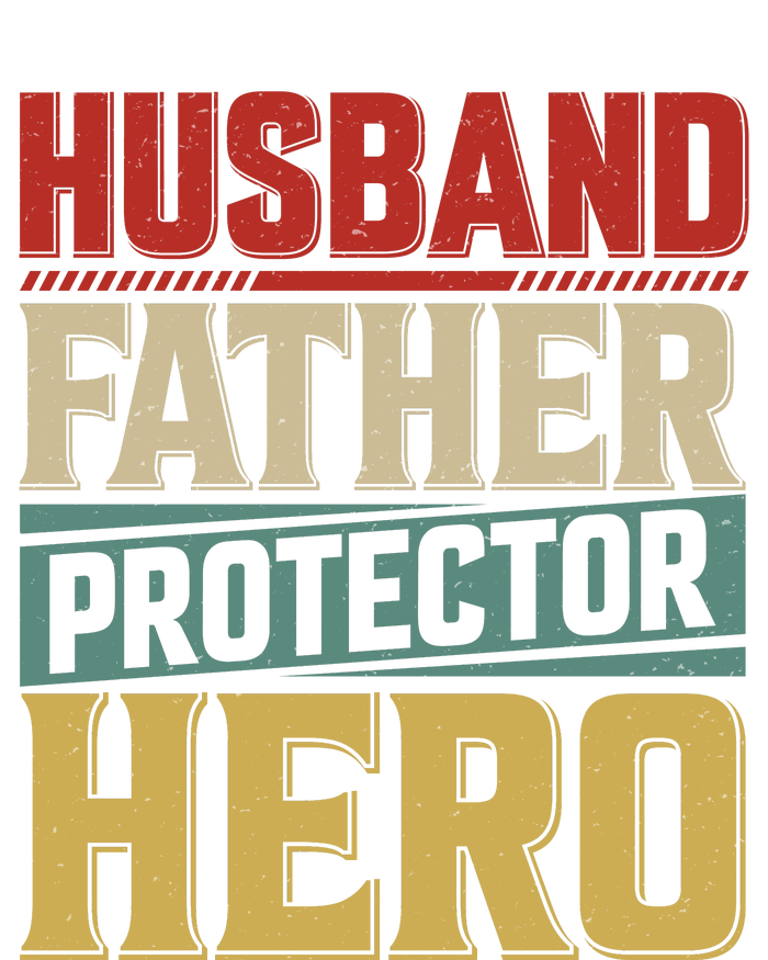 Husband Father Protector Hero FatherS Day Themed Graphic Hooded Wearable Blanket