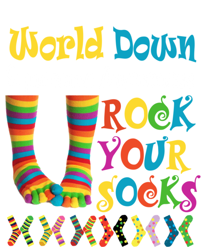 World Down Syndrome Day Rock Your Socks Awareness Gift Toddler Long Sleeve Shirt