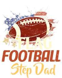 American Flag Football Step Dad Funny Gift For FatherS Day Meaningful Gift T-Shirt