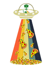 Pizza Ufo Alien Eating Pizza A Ufo Extraterrestrial City Backpack