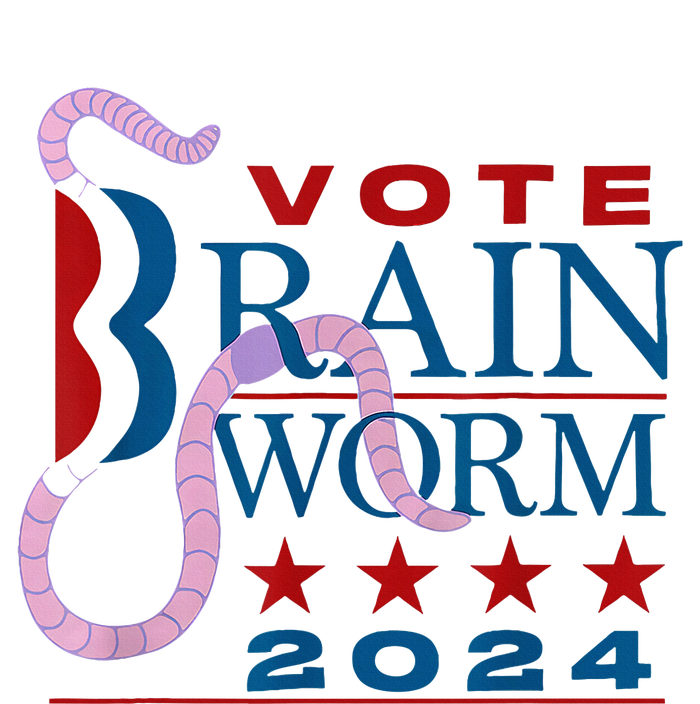 Vote Brain Worm 2024 Kids Sweatshirt