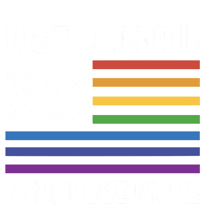 Lgbt Pride Parade We The People Means Everyone Flexfit Unipanel Trucker Cap