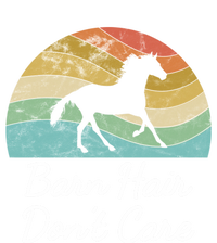 Barn Hair Dont Care Horse Rider Riding Racing Equestrian Run Meaningful Gift Tank Top